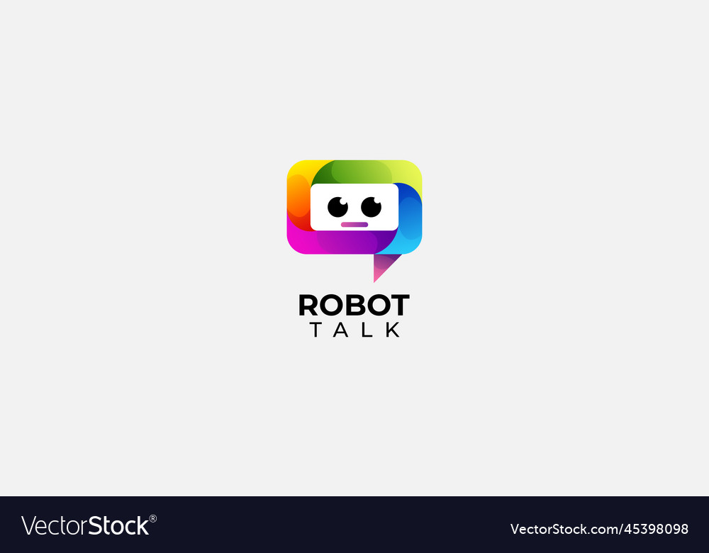 Chat bot logo design