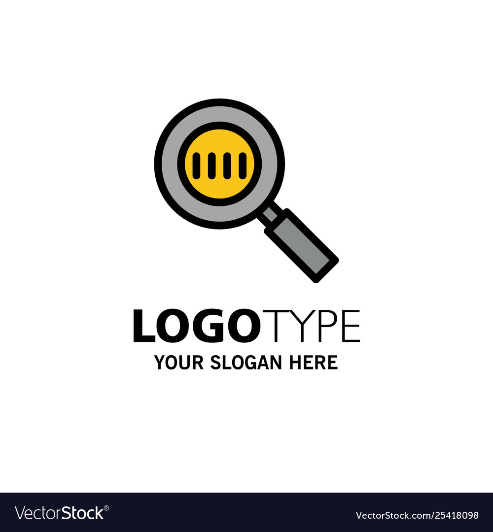 Code search magnifier magnifying business vector image Code search magnifier magnifying business