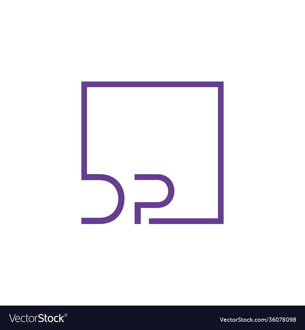 DP Initial Square Logo Concept
