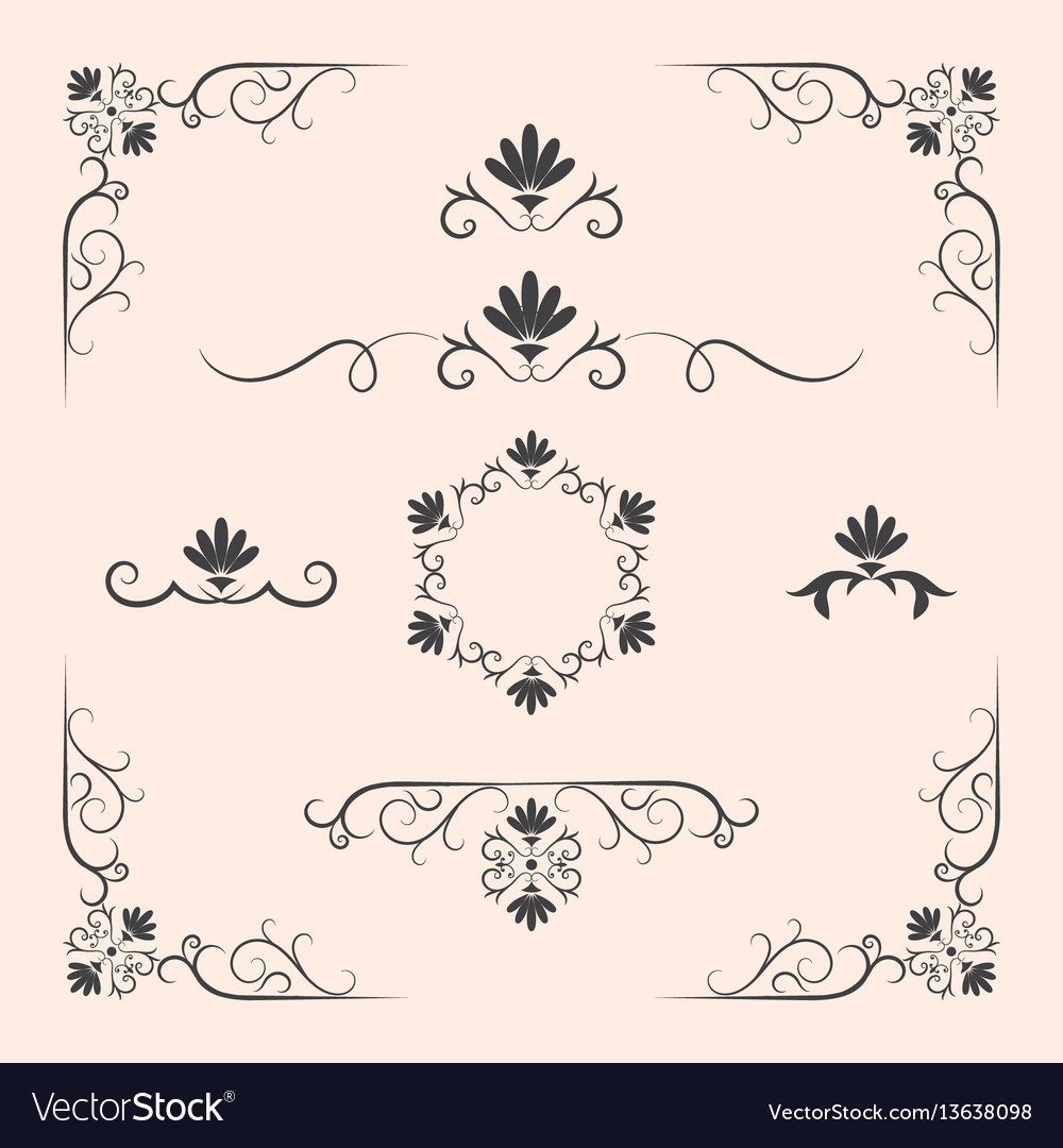 Elegant Decorative Border Elements