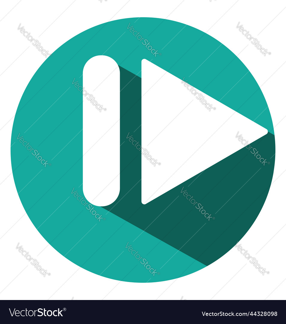 Fast forward option on a white background
