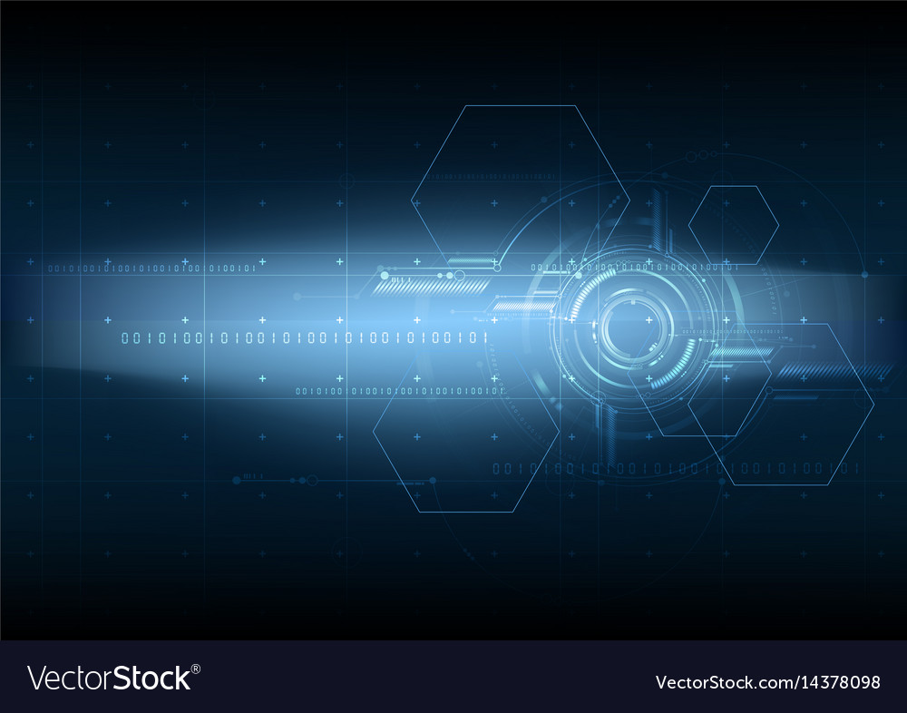 Futuristic Tech Interface Background
