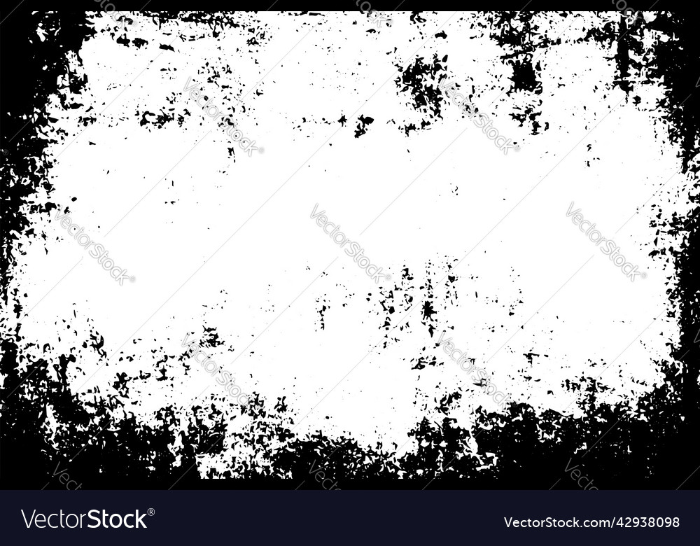 Grunge border texture background abstract frame vector image Grunge border texture background abstract frame