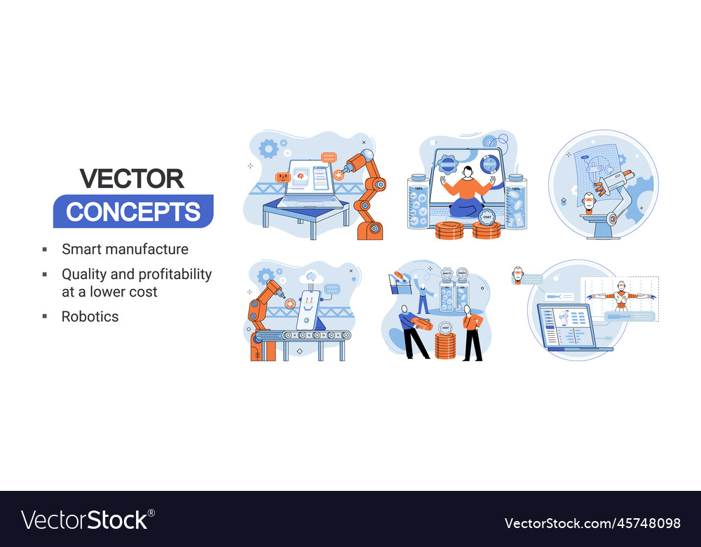 Smart manufacture metaphor with automated