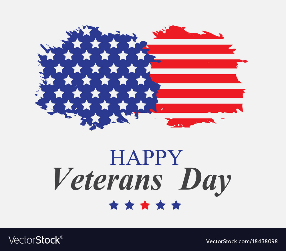 Veterans Day American Flag