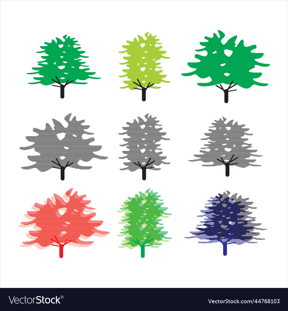 A tree shape as design element