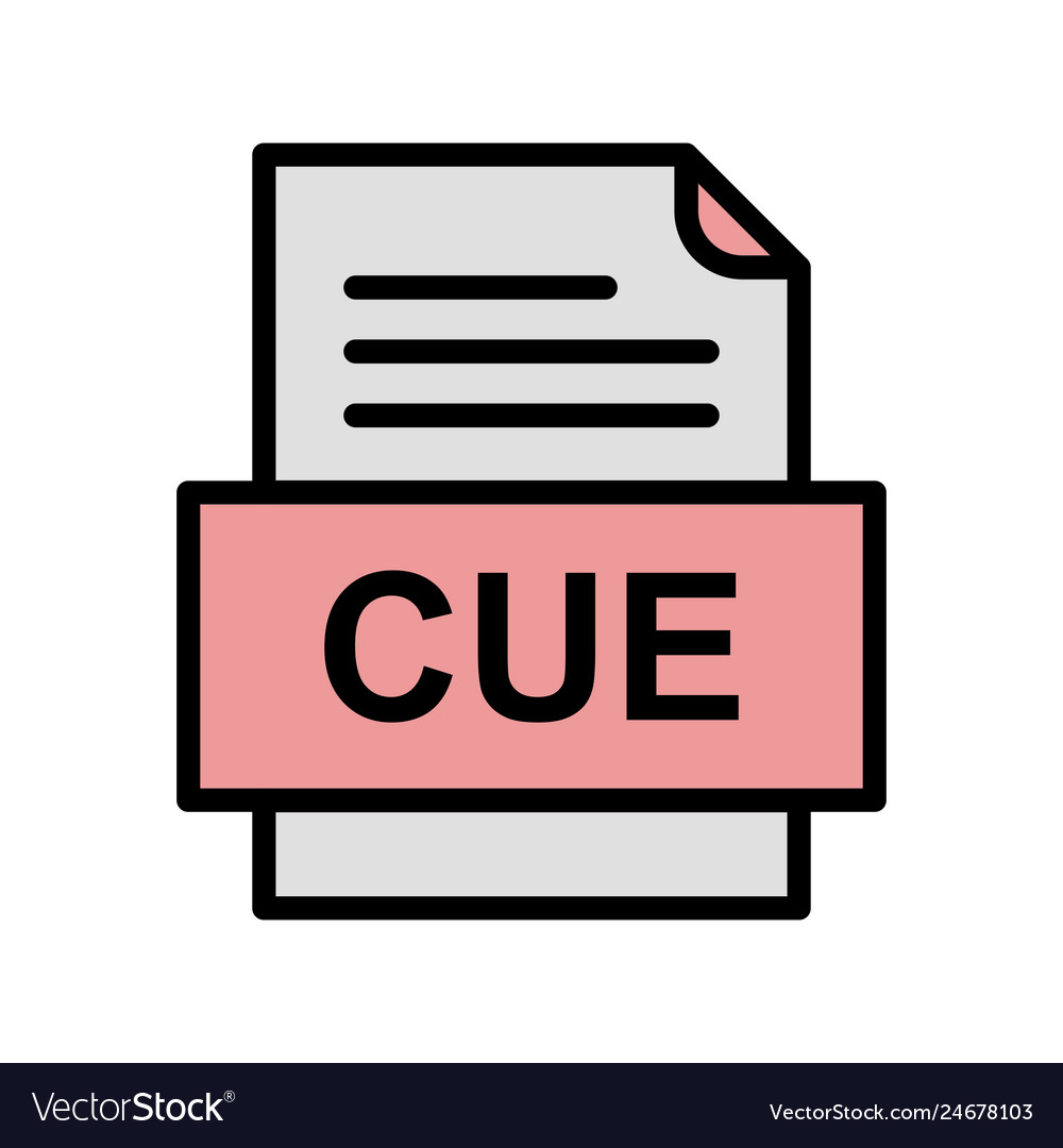 Cue file document icon