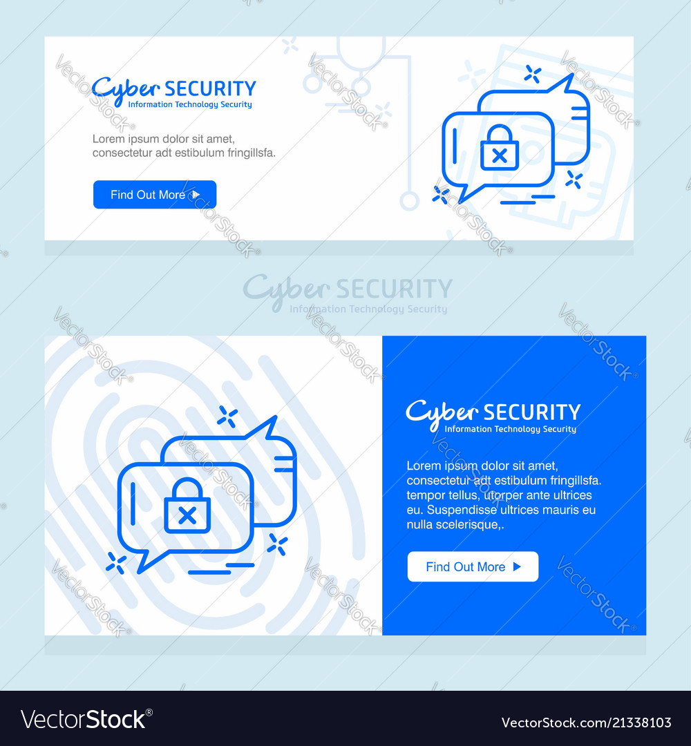 Cyber security design with elegant style
