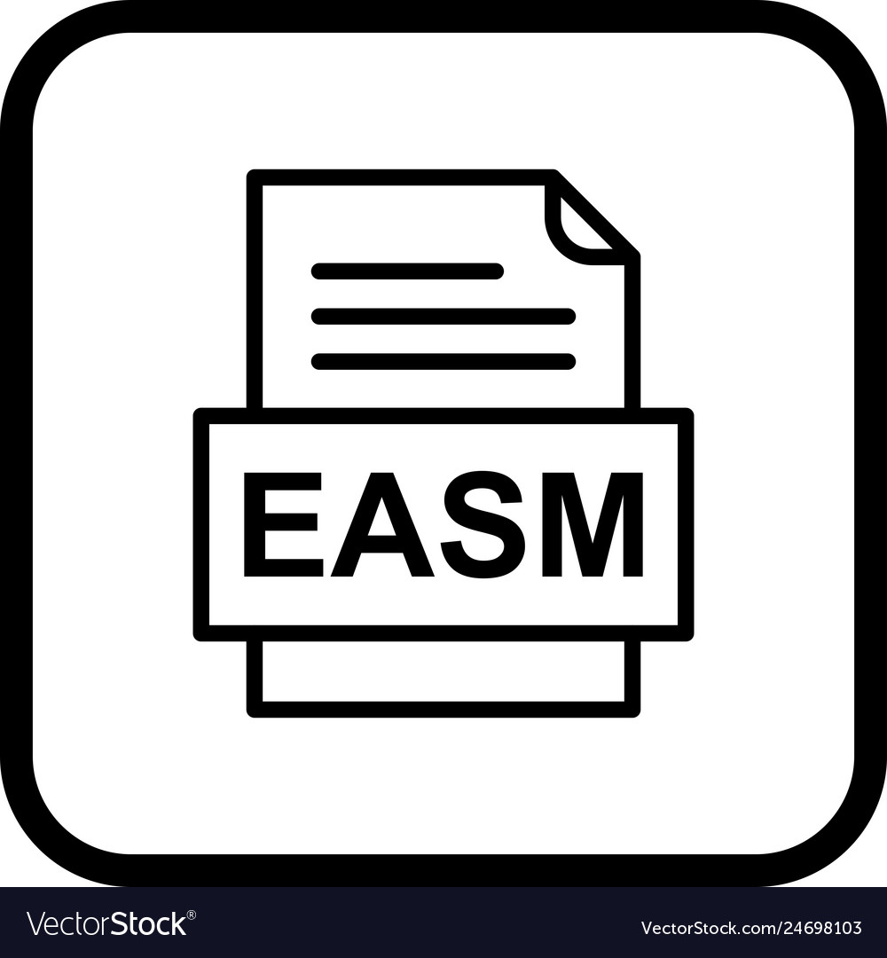 Easm file document icon