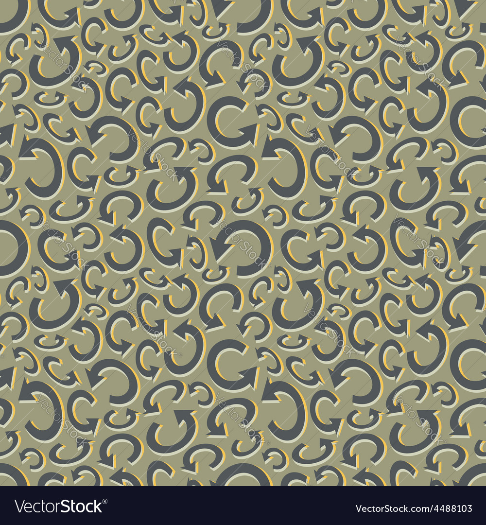 Recycle Arrow Pattern - Seamless
