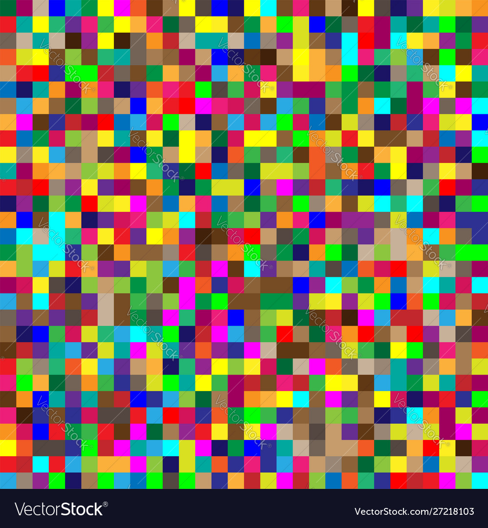 Seamless random squares mosaic tiles pixelated vector image Seamless random squares mosaic tiles pixelated