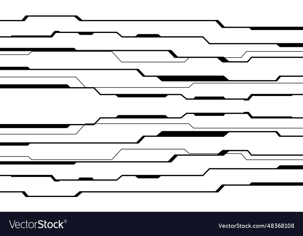 Abstract black circuit cyber geometric pattern