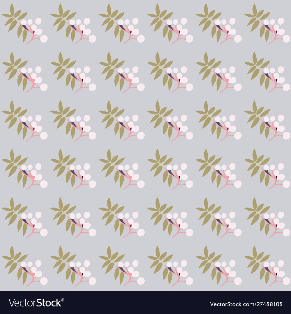 Beautiful botanical repeat seamless pattern