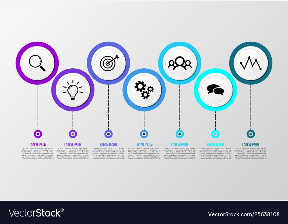 Infographic design template with options steps