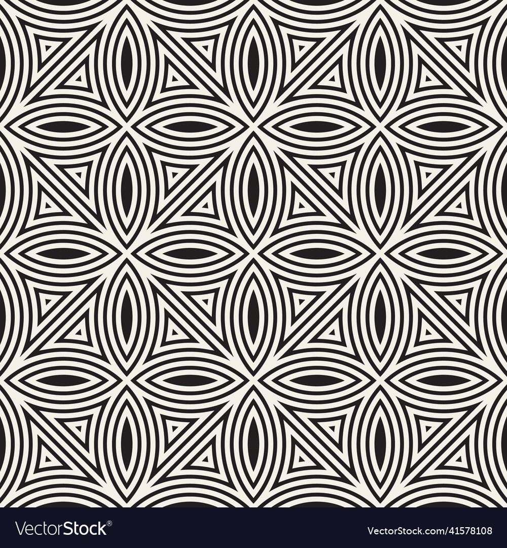 Seamless pattern repeating geometric elements vector image Seamless pattern repeating geometric elements