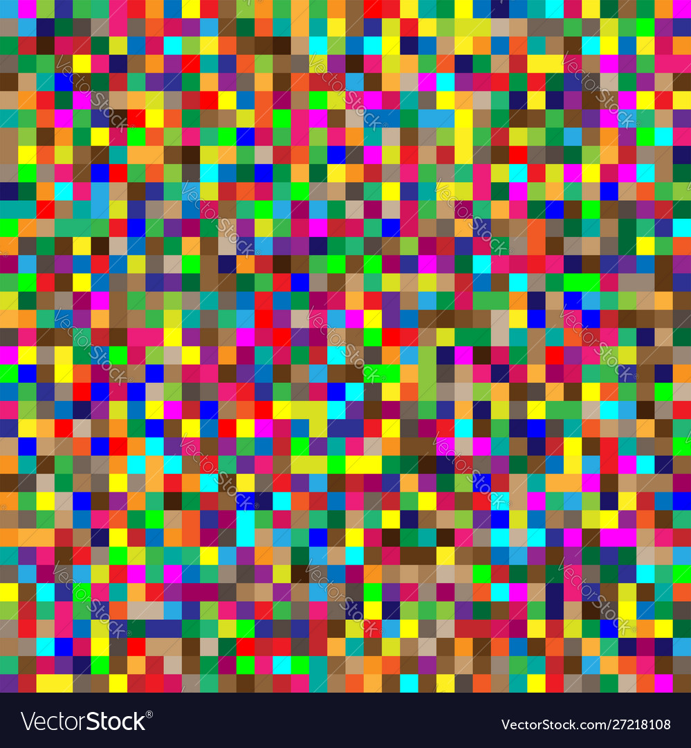 Seamless random squares mosaic tiles pixelated vector image Seamless random squares mosaic tiles pixelated