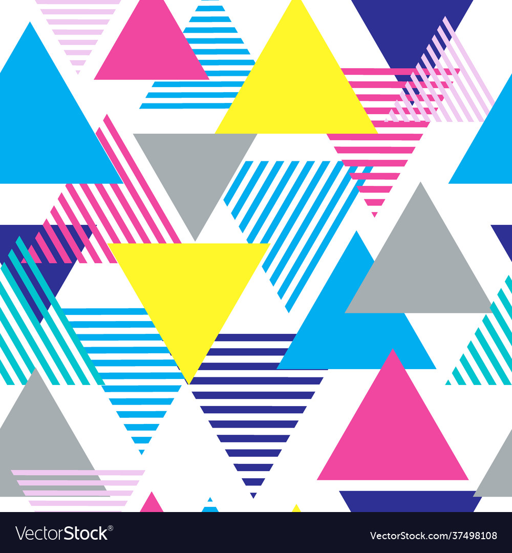 Seamless triangle abstract pattern
