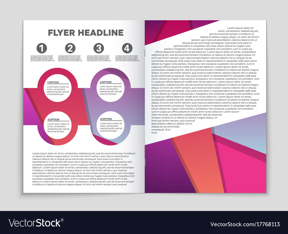 Abstract layout background set for art