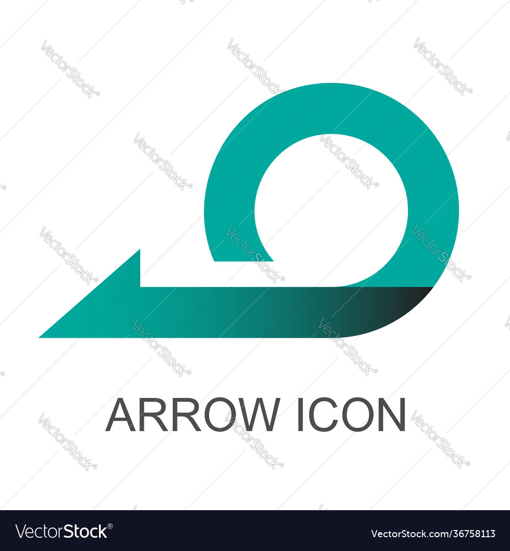 Arrow logo design element