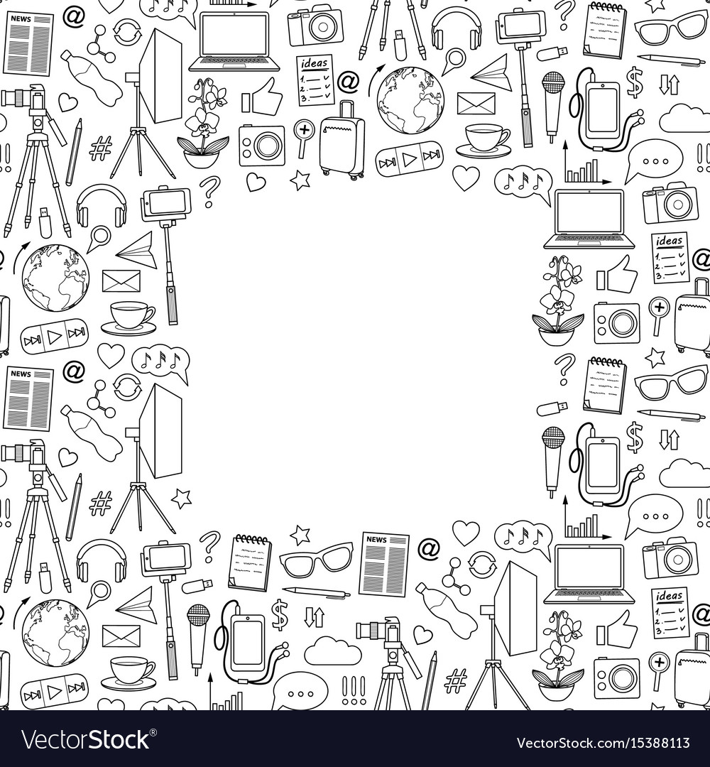 Blog object seamless frame
