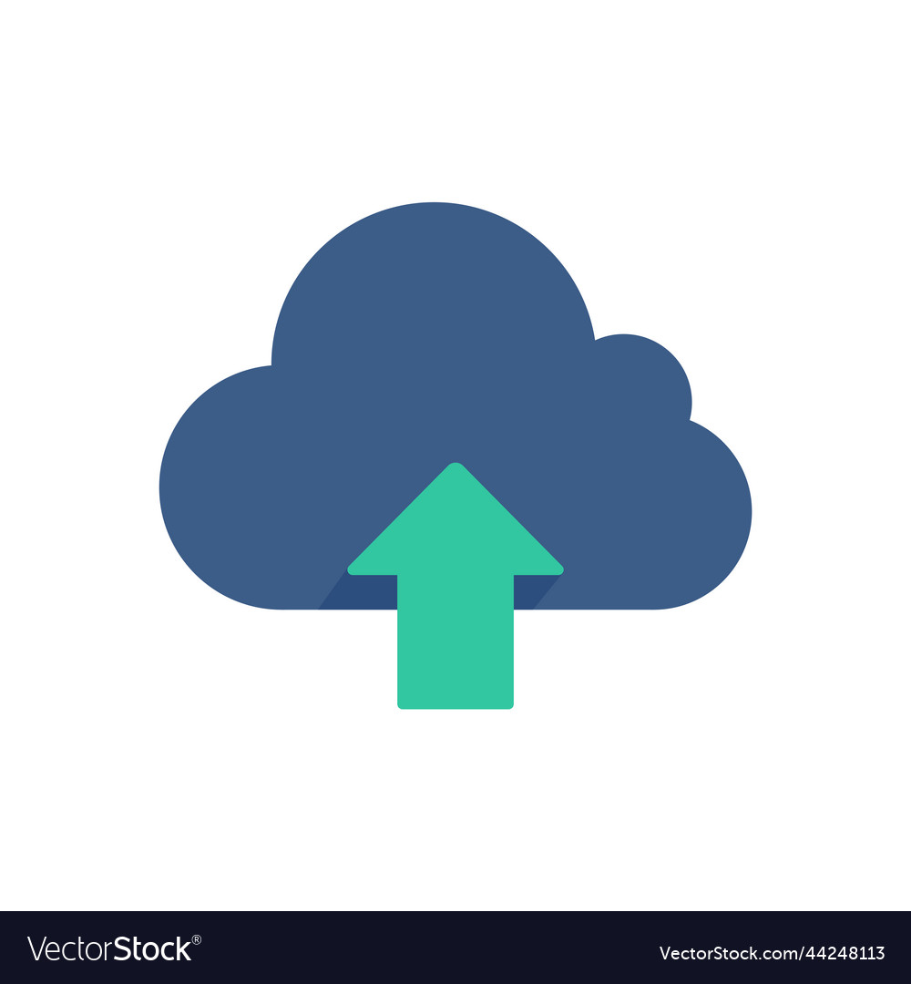 Cloud computing sharing files through the vector image Cloud computing sharing files through the