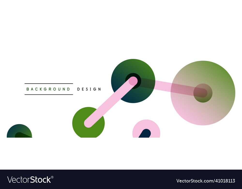 Network concept abstract background dots vector image Network concept abstract background dots
