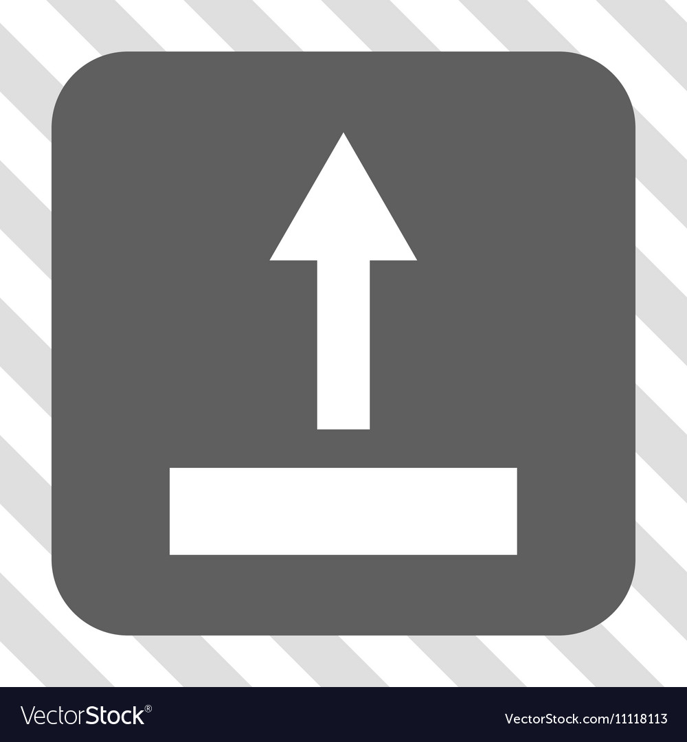 Pull up rounded square button