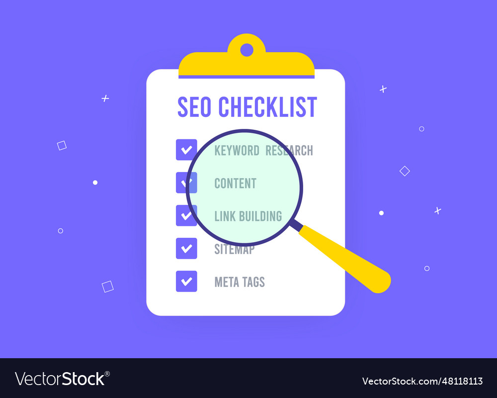 Seo checklist document for boosting website