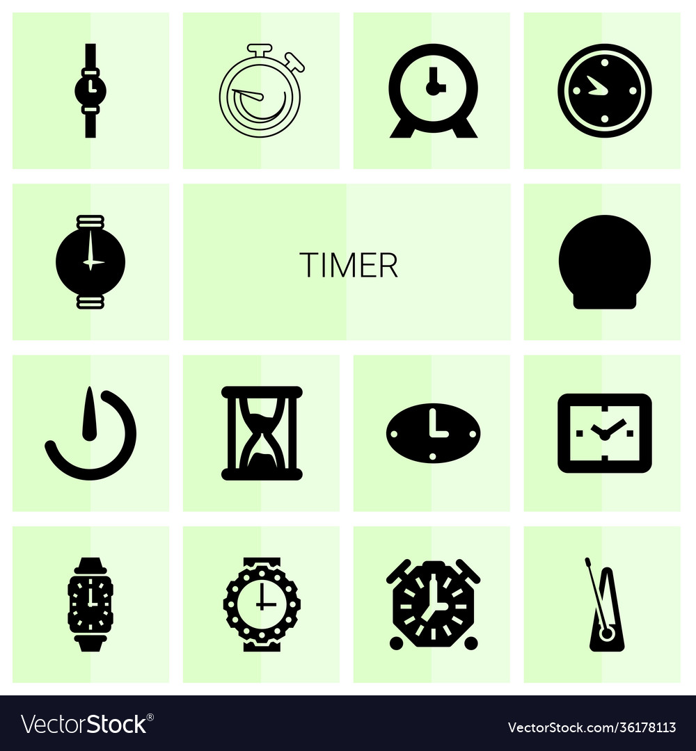 Timer icons