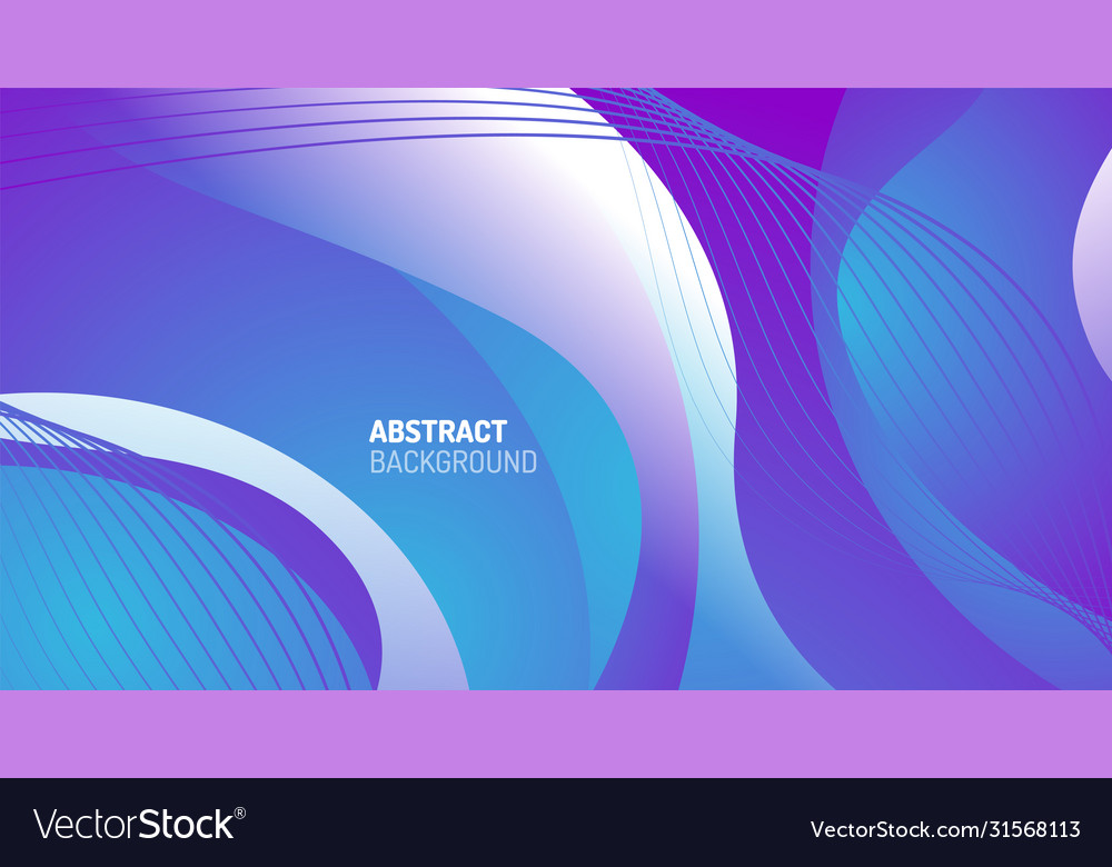 Wave pattern fluid gradients abstract lines vector image Wave pattern fluid gradients abstract lines