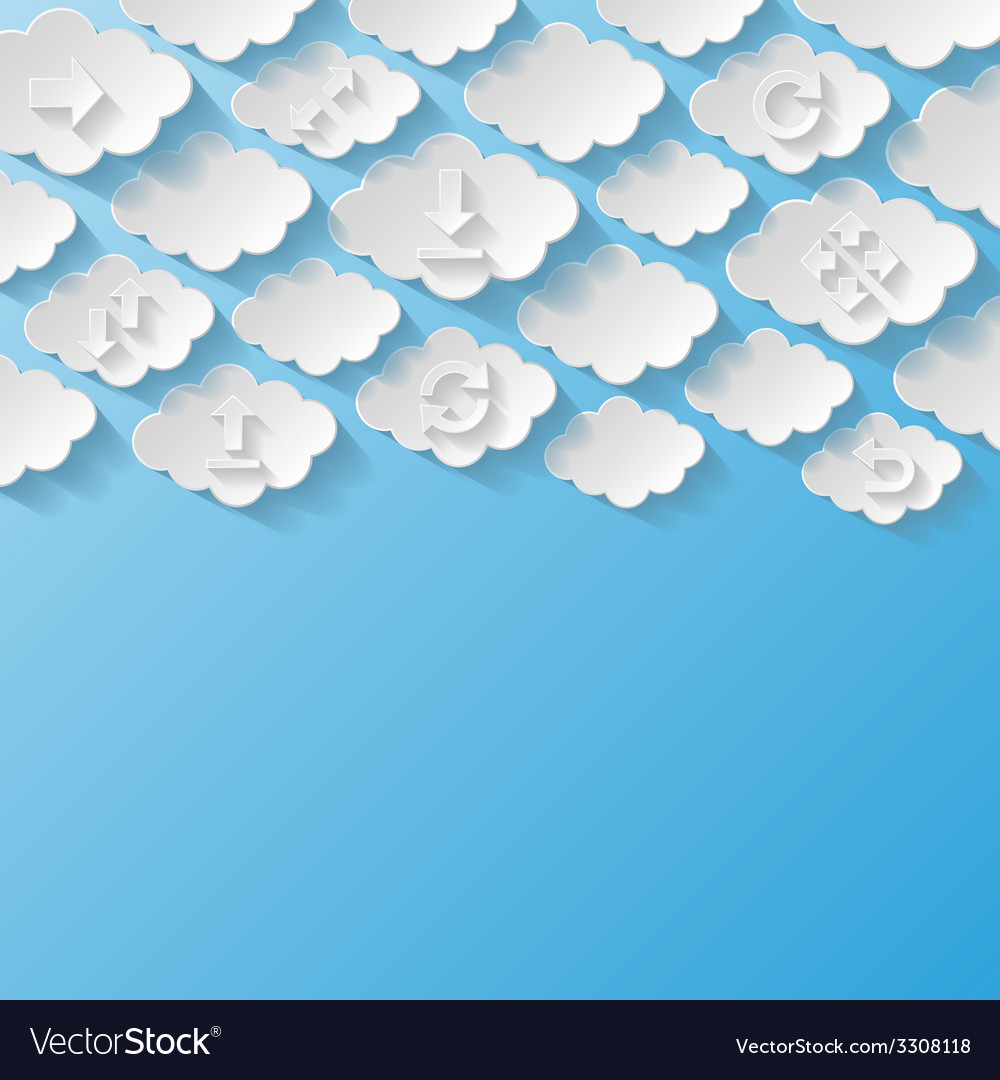 Abstract background with arrows