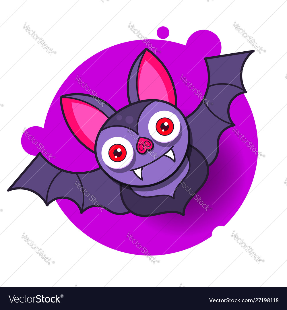 Abstract bat halloween for decoration design