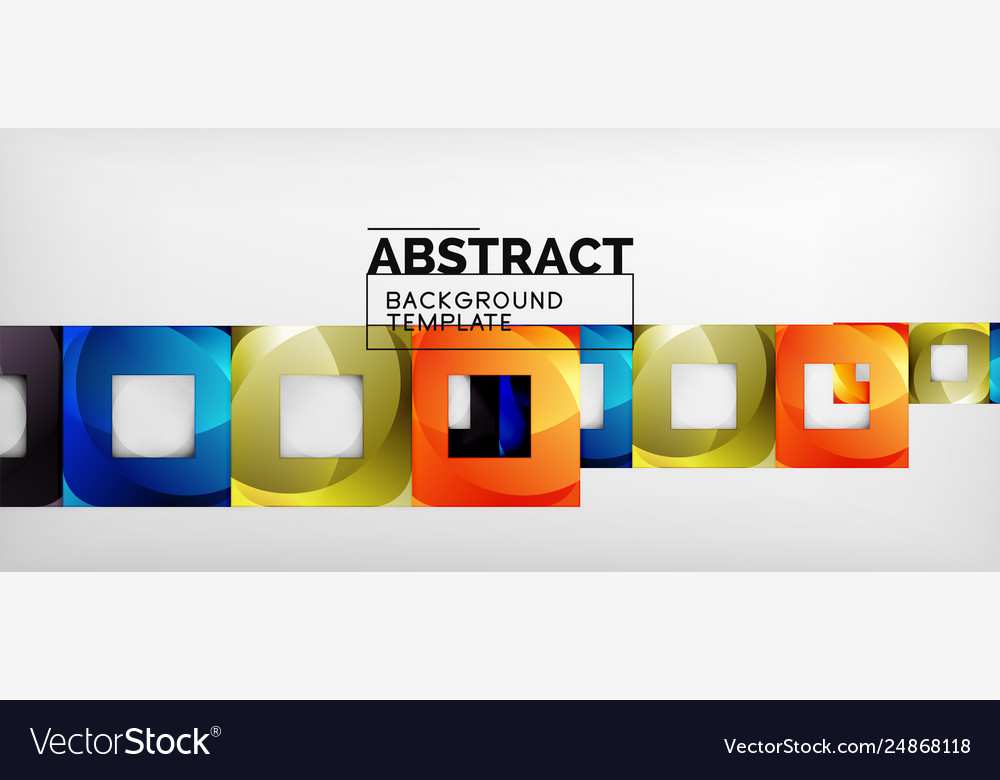 Background with color squares composition modern Vector Image Background with color squares composition modern