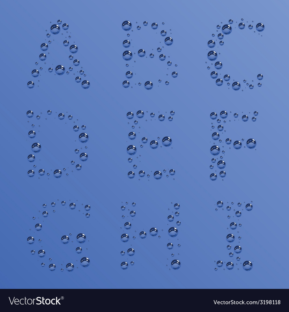 Bubble alphabet - part 1