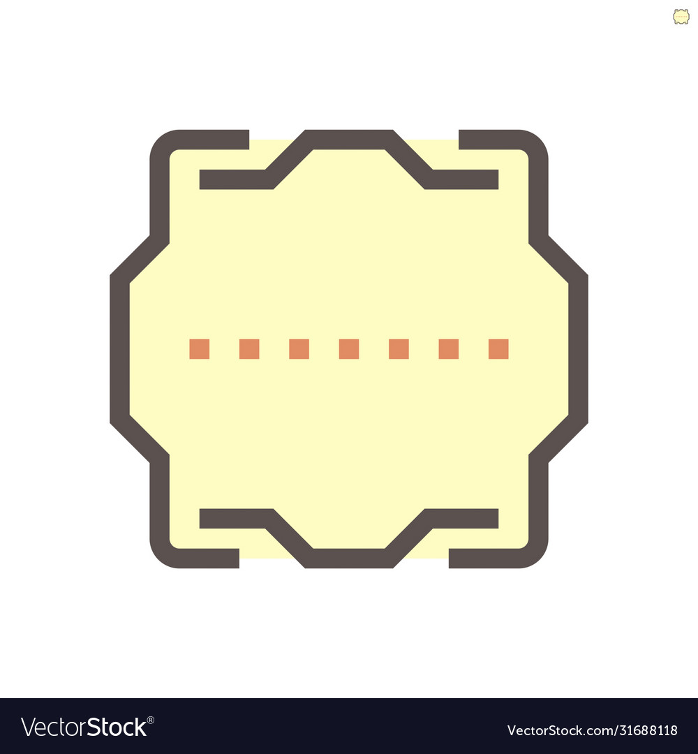 Computer chip processor socket cover icon design