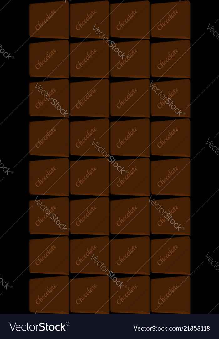 Dark chocolate bar