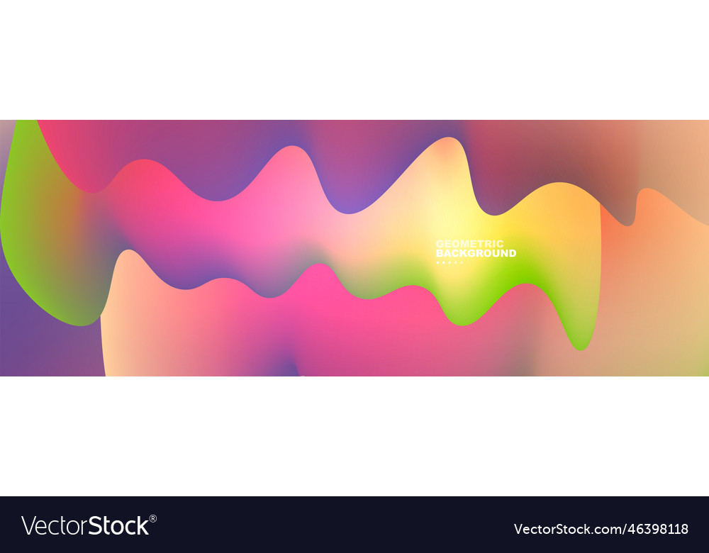 Dynamic liquid waves abstract background