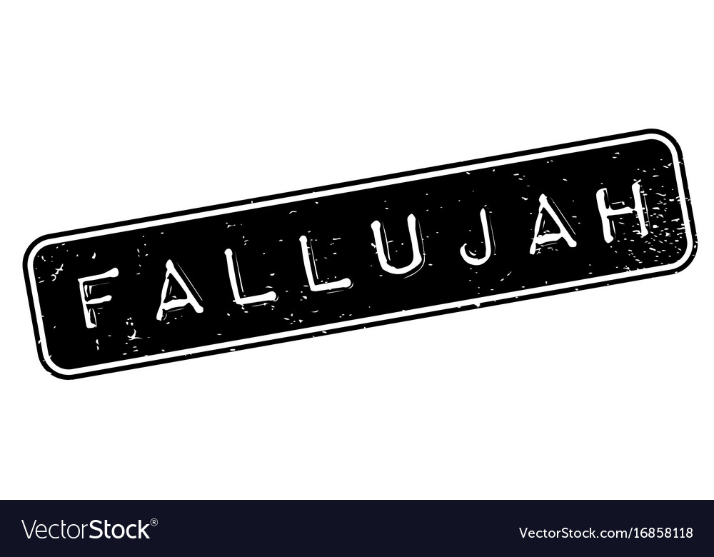 Fallujah rubber stamp Royalty Free Vector Image