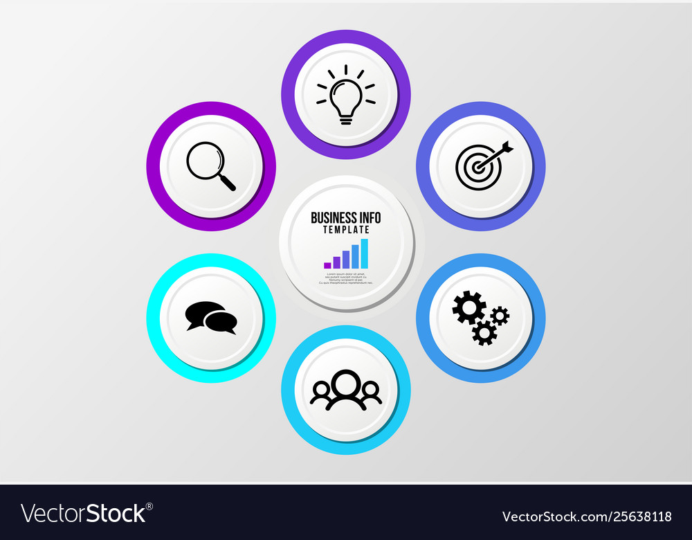 Infographic design template with options steps