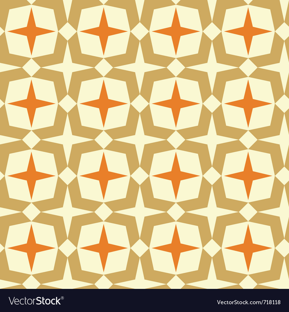 Retro geometric pattern