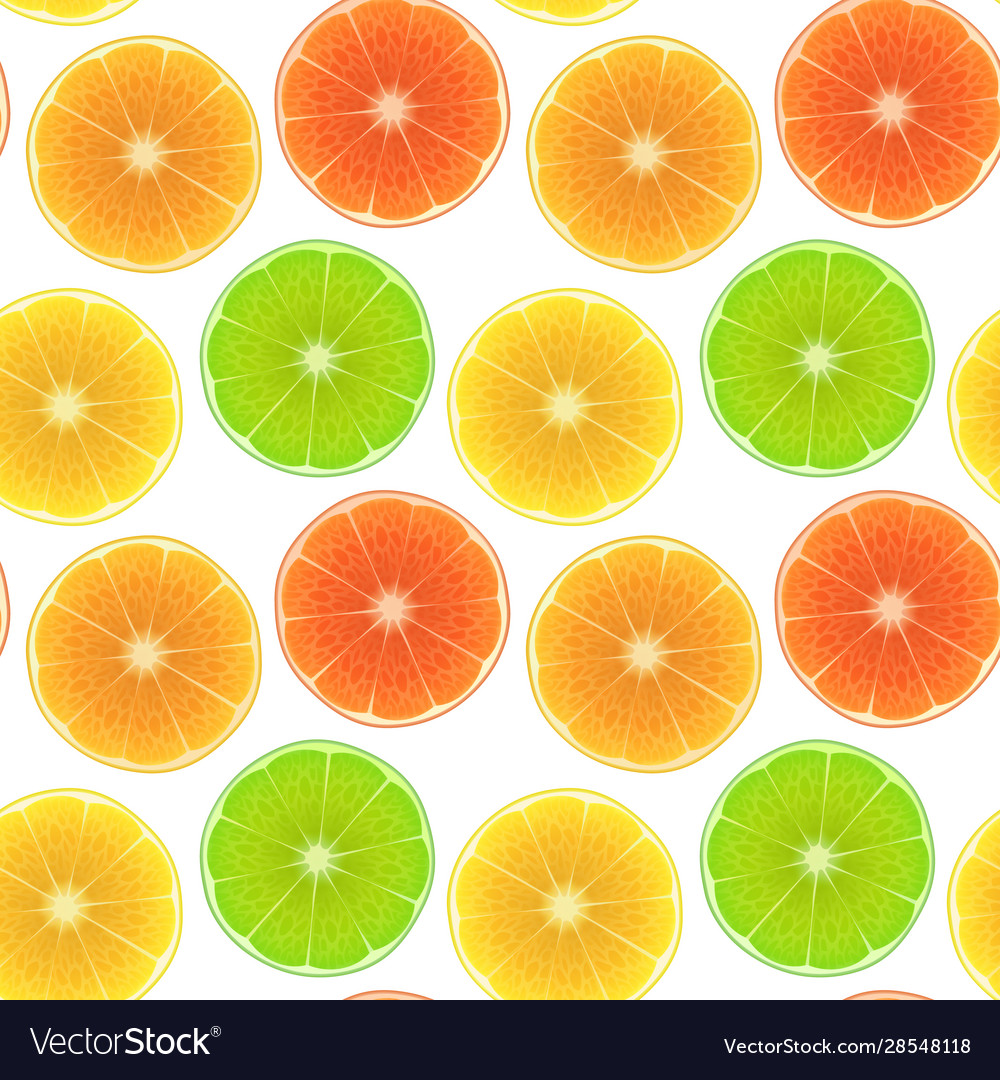 Seamless endless pattern with print fresh