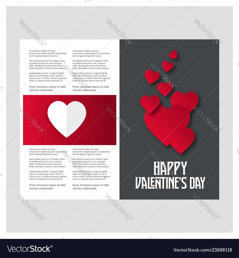 Valentines day background with icon set pattern