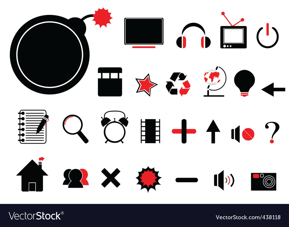 Web icon set