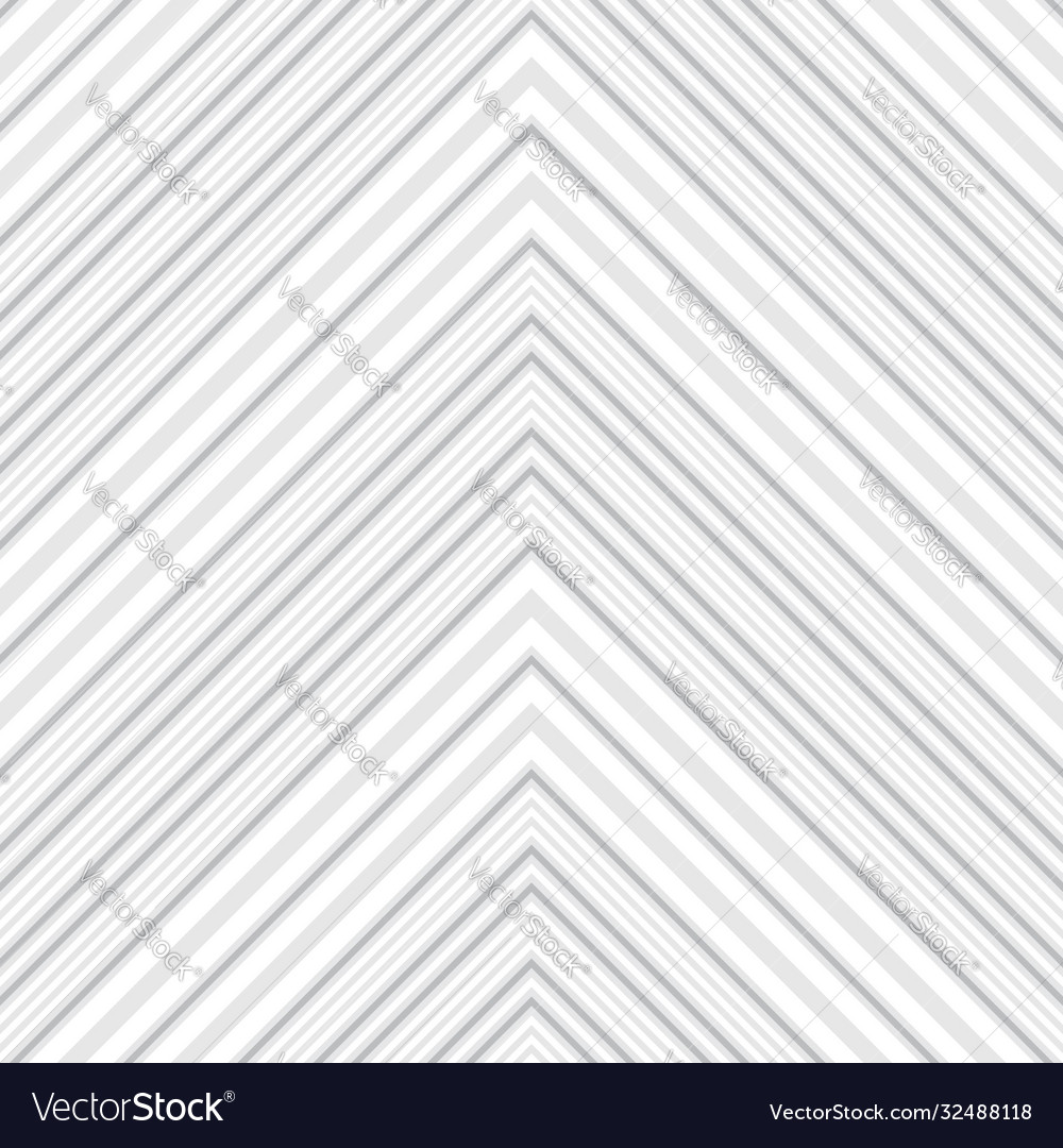 White Chevron Diagonal Stripes Seamless Pattern Vector Image