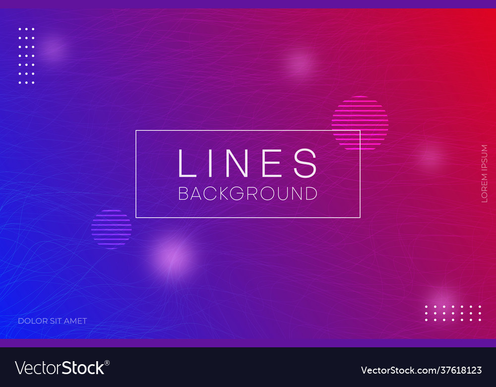 Abstract lines background with gradient Vector Image Abstract lines background with gradient