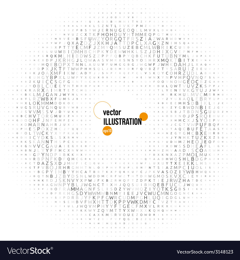 Halftone background for text template