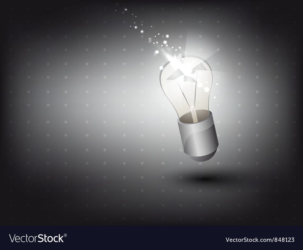 Lamp in 3d with light effect