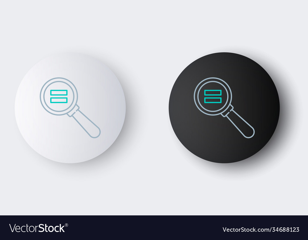 Line calculation icon isolated on grey background vector image Line calculation icon isolated on grey background
