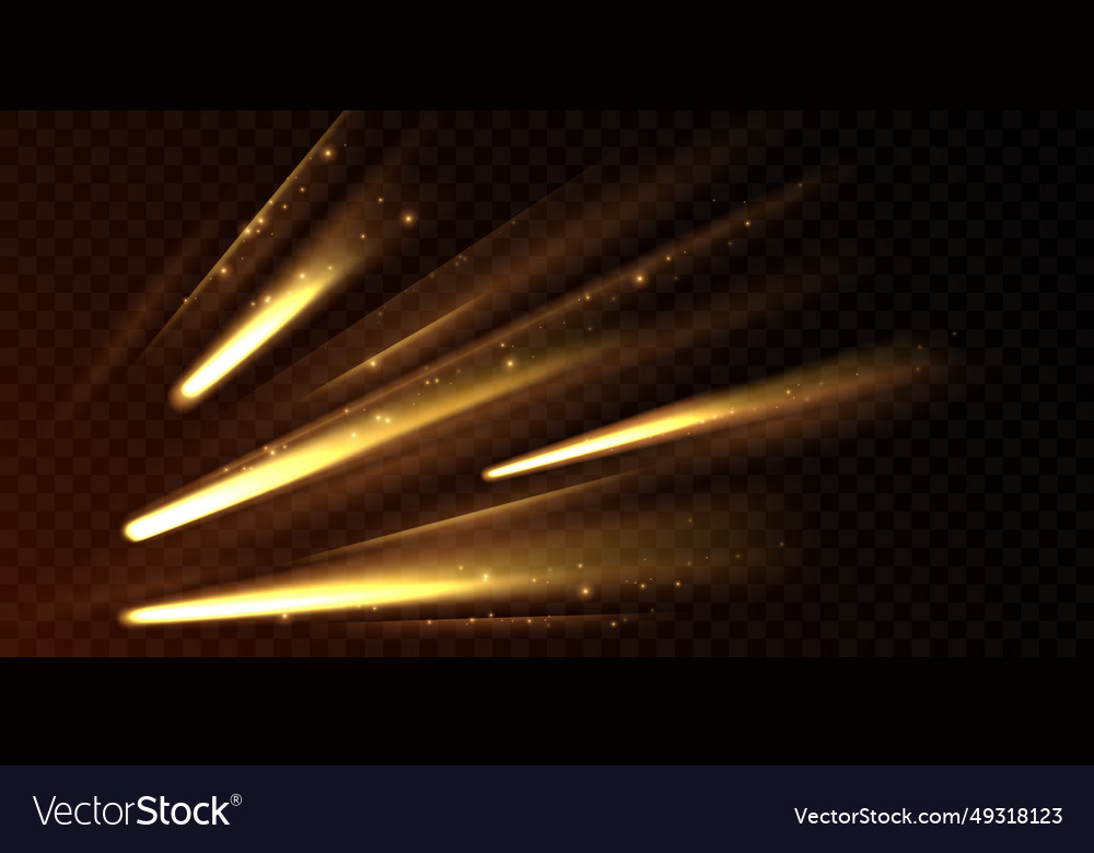 Luxury abstract golden light effect design