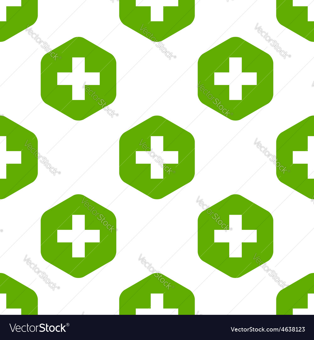 Plus sign pattern Royalty Free Vector Image - VectorStock